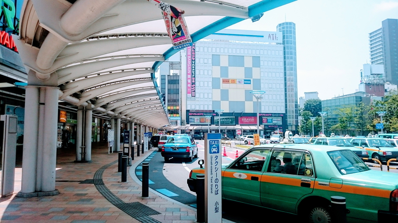 郡山駅前タクシープール【画像提供】郡山市観光協会
