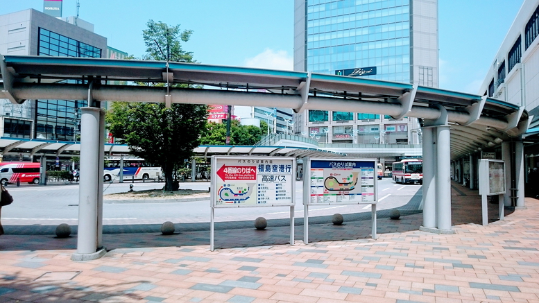 郡山駅前バスプール【画像提供】郡山市観光協会