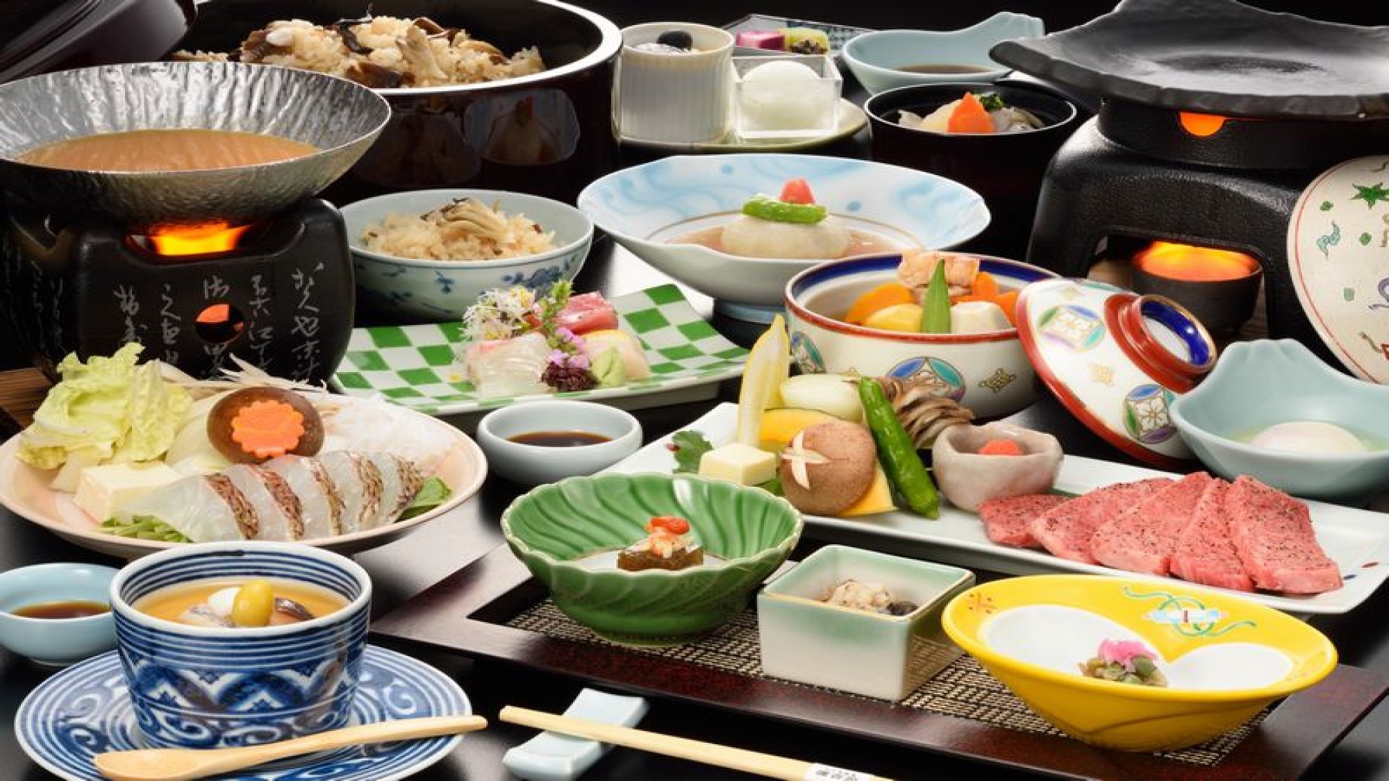 料理選べるプラン「鯛鍋+前沢牛」