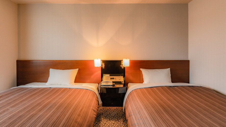 ＜ツインルーム＞シックで落ち着いたお部屋