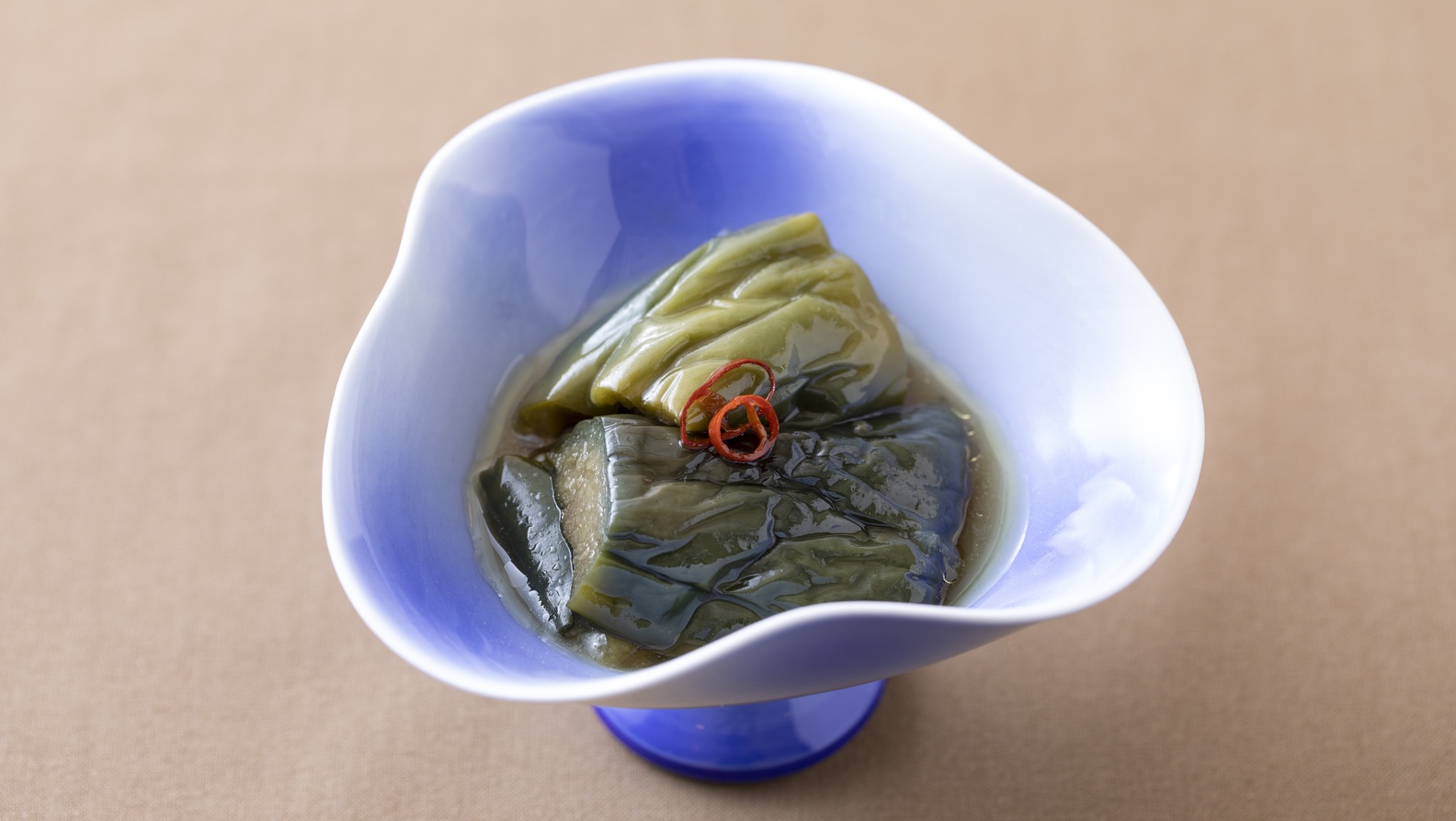 ＜朝食＞【料理長お手製】肥後ムラサキ茄子の煮浸し