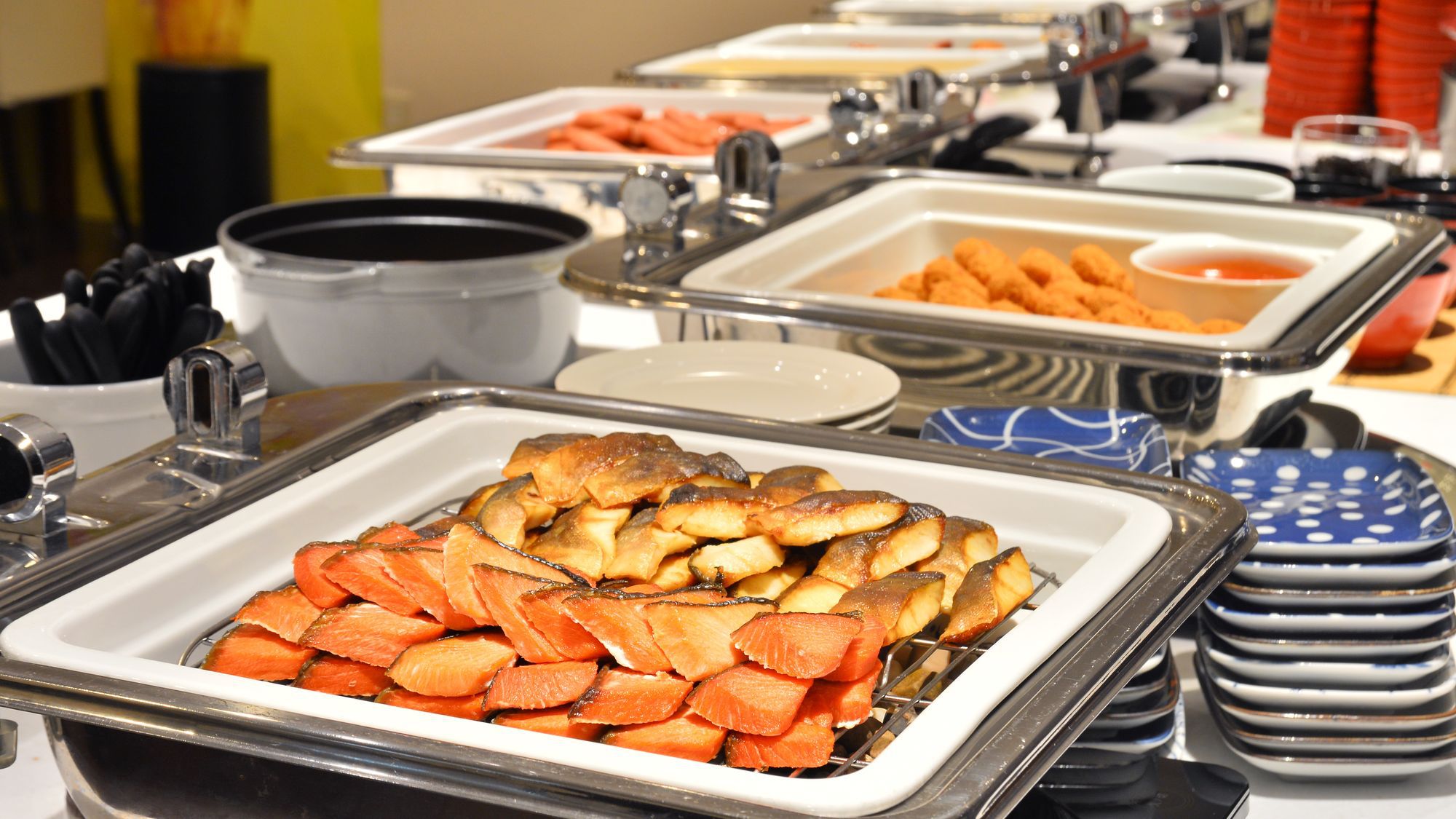 朝食ブッフェ〜焼き魚〜