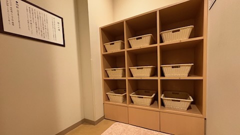 女性大浴場脱衣所