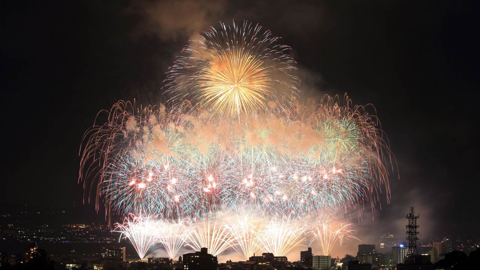 諏訪湖祭湖上花火大会