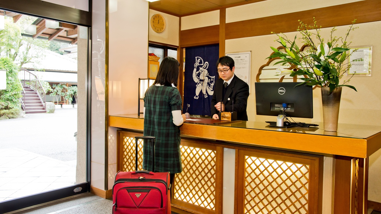  どちらのプランも本館ロビーにてチェックイン