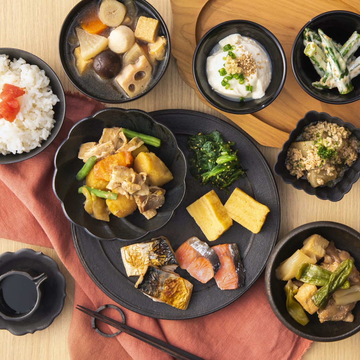 朝食ビュッフェ
