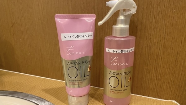 女性大浴場ヘアケア用品