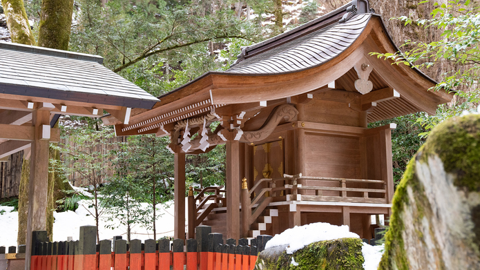 *【周辺・貴船神社】冬の貴船はロマンチックで神秘的