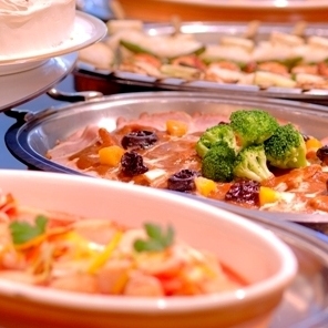 バイキング朝食無料サービス
