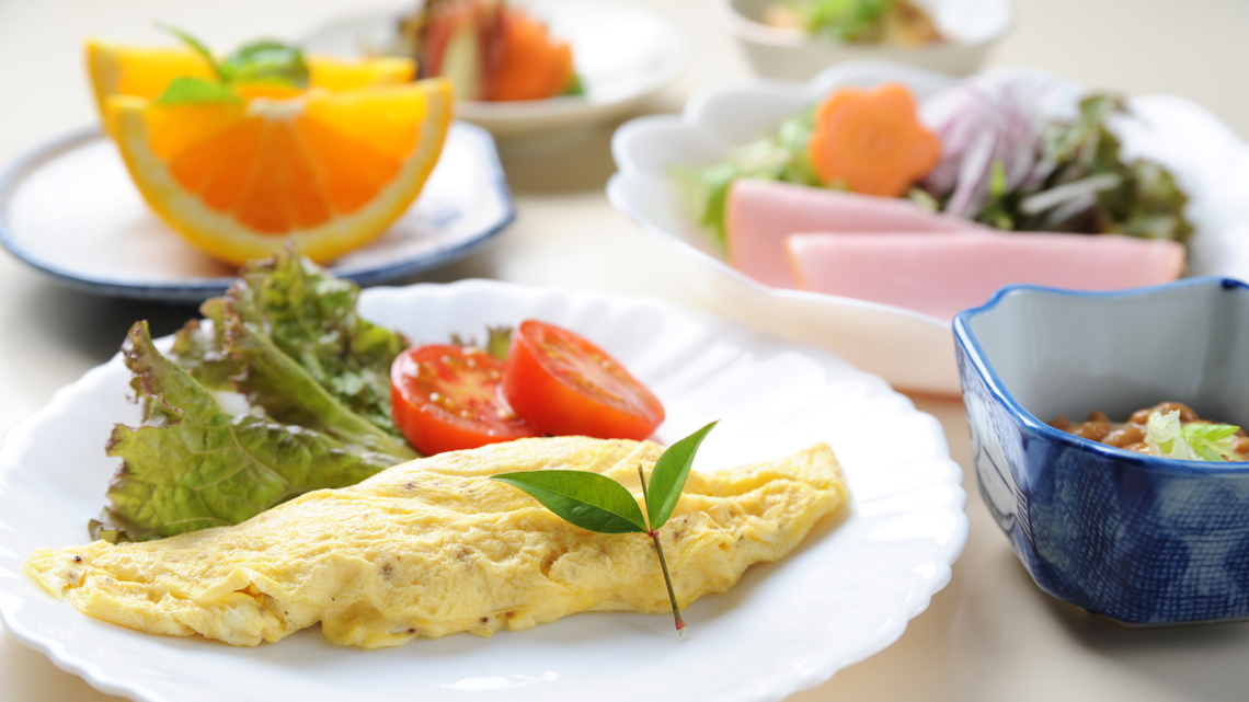 *【朝食一例】身体にやさしい朝ごはんで1日の元気をチャージしましょう(イメージ）