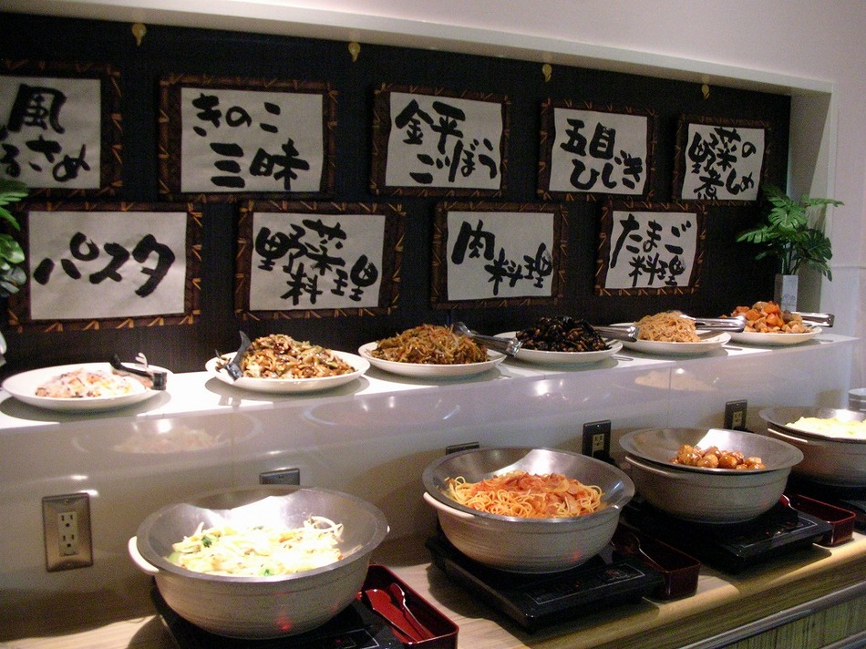 朝食バイキング風景