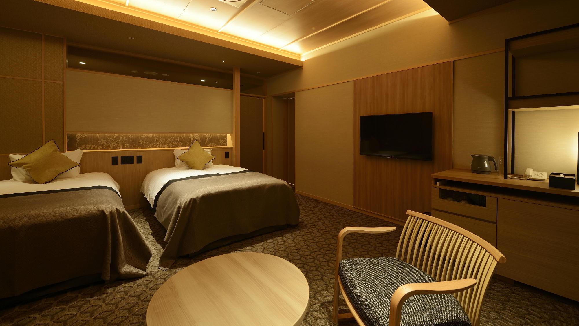 【温泉露天風呂付】プレミアムテラスツイン／60平米