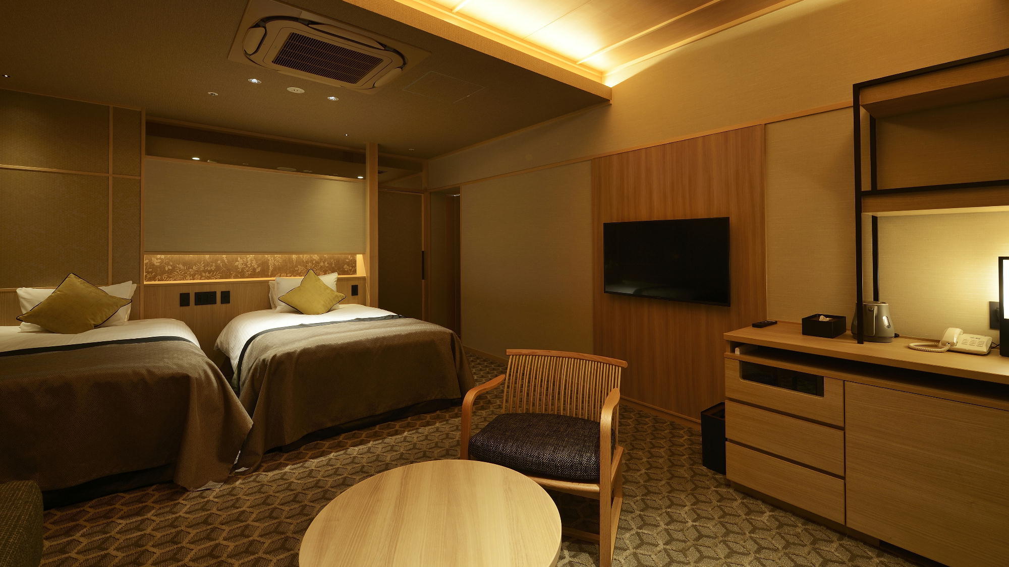 【温泉露天風呂付】プレミアムツイン／52平米