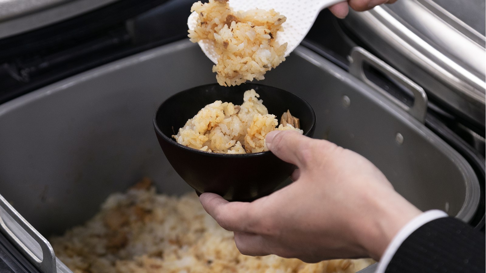 朝食人気のかつお飯