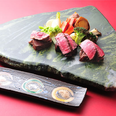 冬 上州和牛の三種盛り（上州牛、増田牛、熟成 赤城牛）