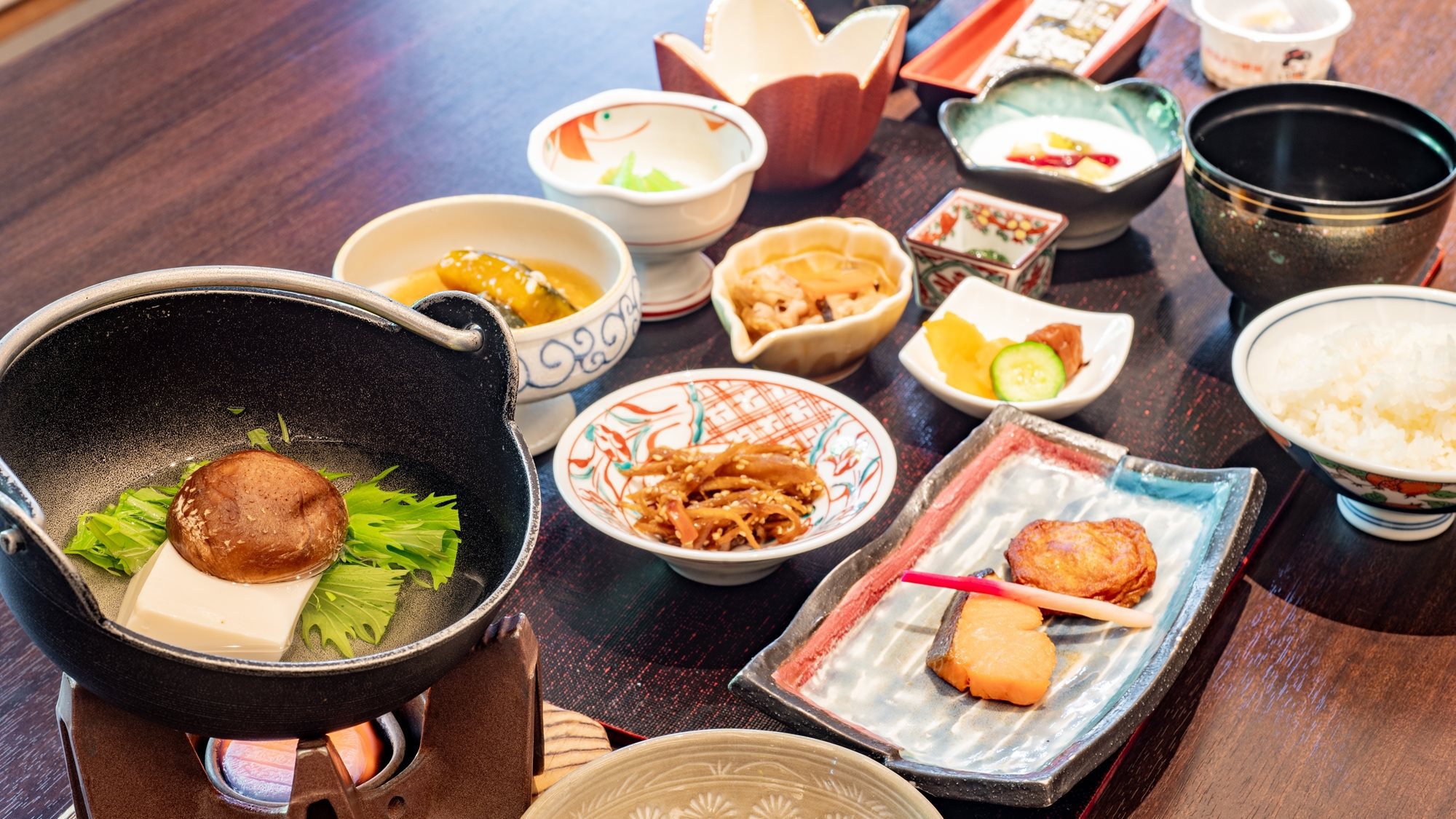 【朝食例】郷土の味にこだわり鹿児島の味をぎゅっと詰め込んだおかずの品々