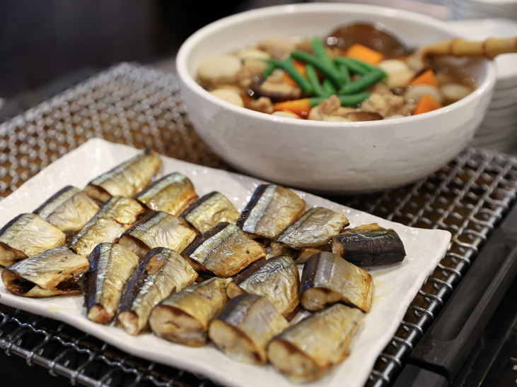朝食バイキング