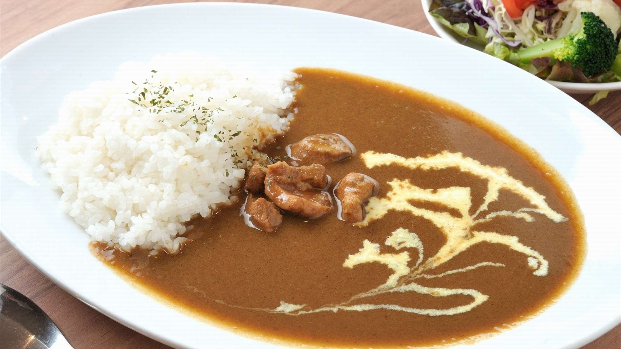 夕食メニューチキンカレー