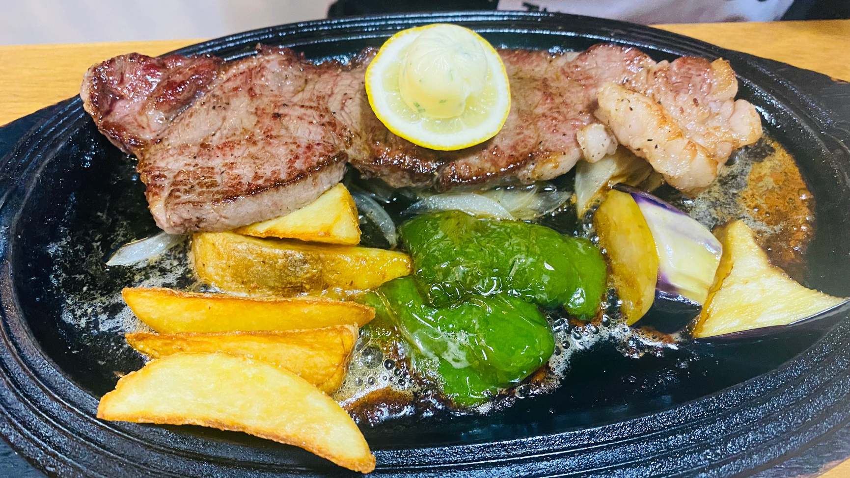 ステーキ付きプラン