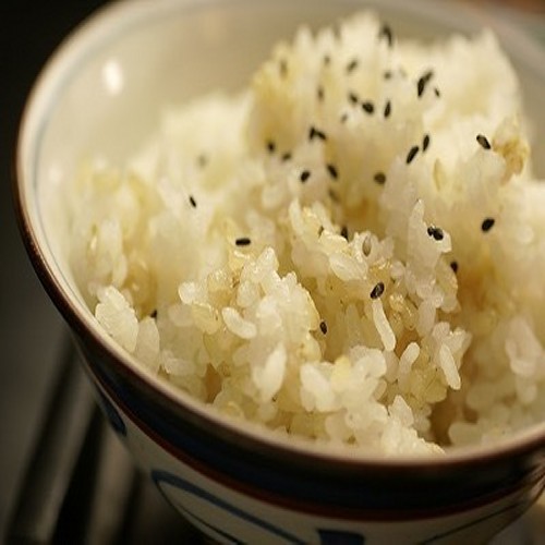全ての栄養が含まれている玄米ご飯。
