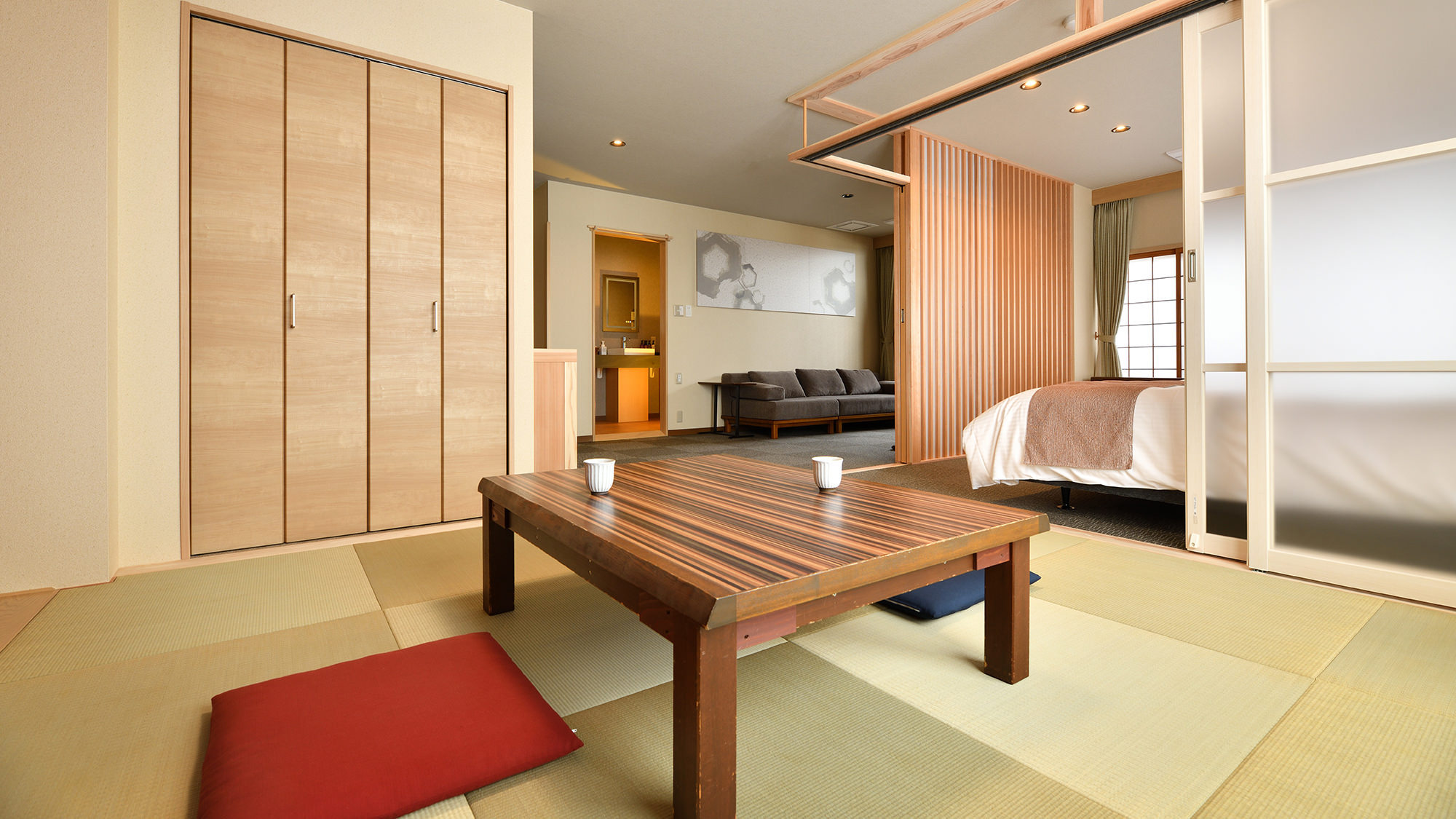 源泉かけ流し【温泉付きスイート和洋客室】華雪