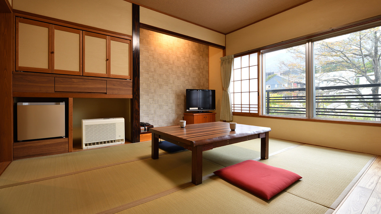 源泉かけ流し【温泉付き和洋客室】水雪