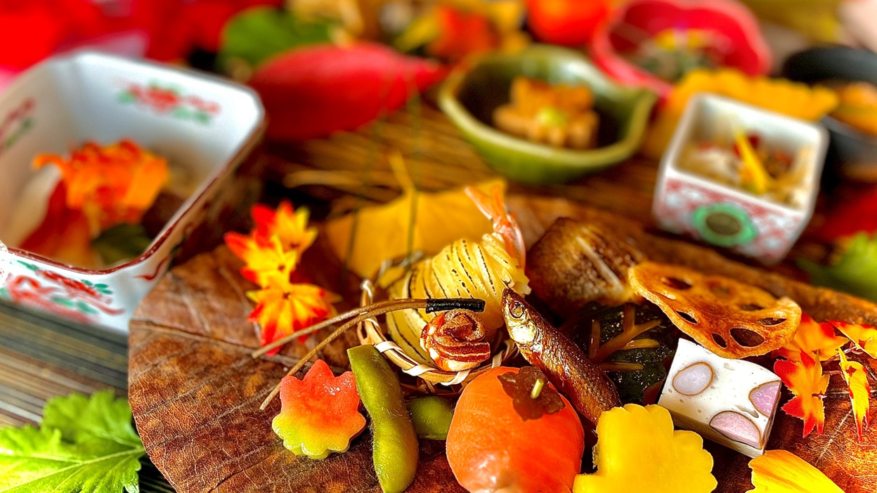 *【11月会席一例】季節の食材を使ったお料理の数々をご堪能ください。