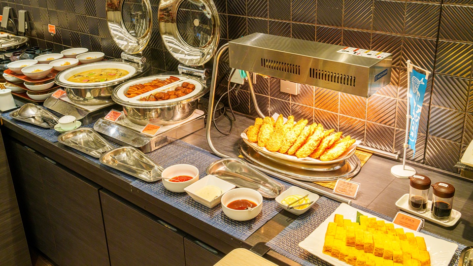 朝食アジフライ