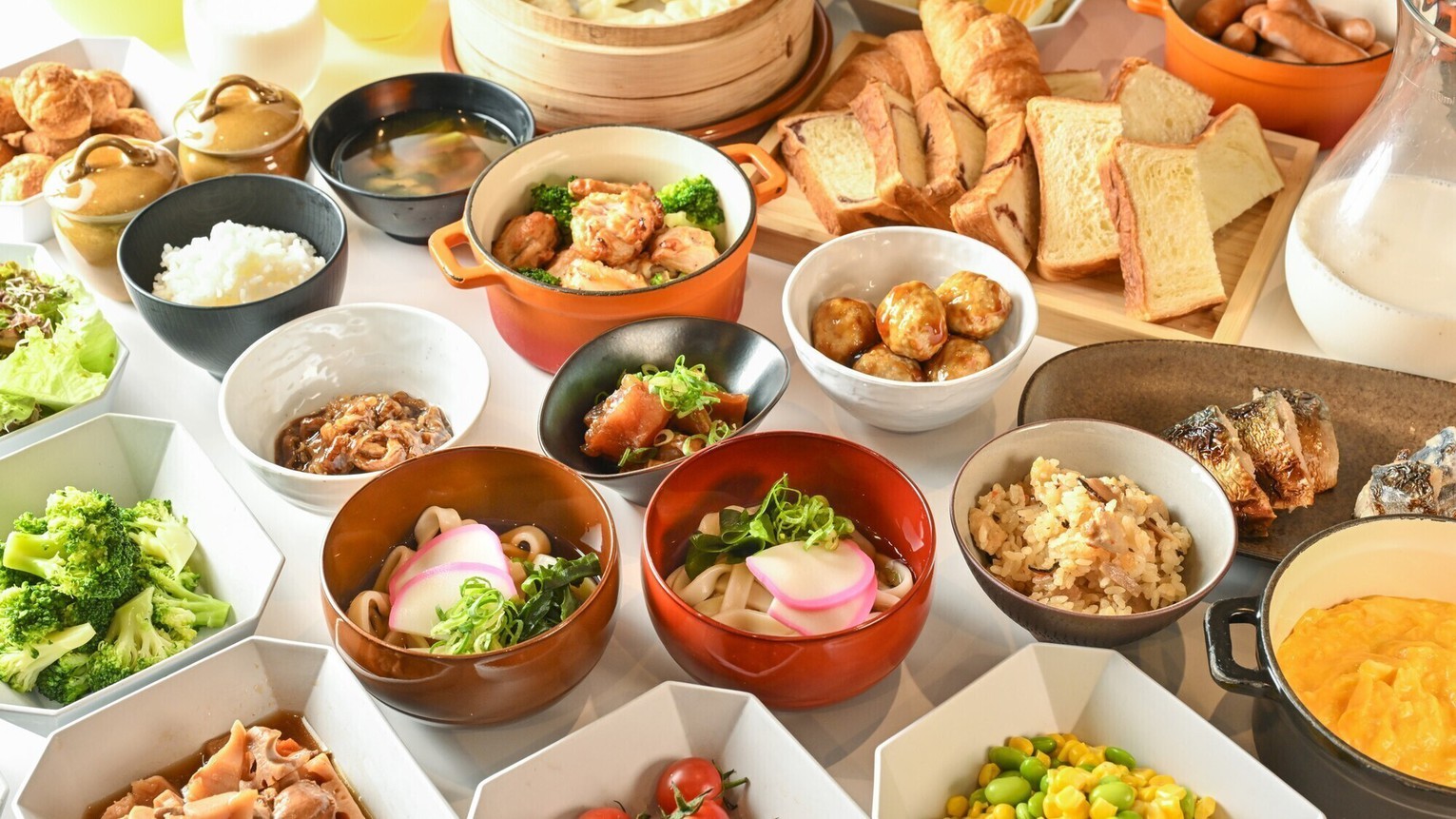 朝食ビュッフェ