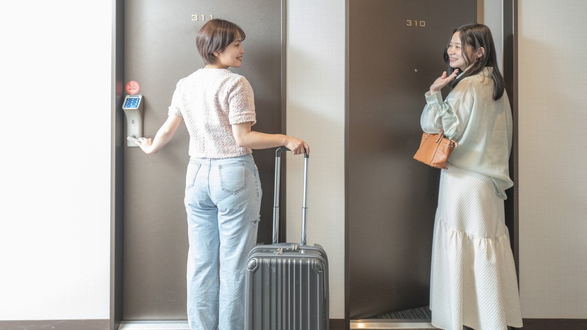 女性専用フロアで防犯面も安心です