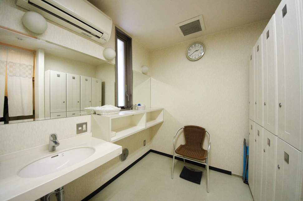 リフレッシュルーム脱衣場