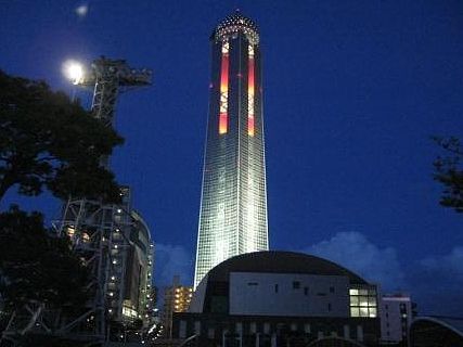 海峡ゆめタワー夜