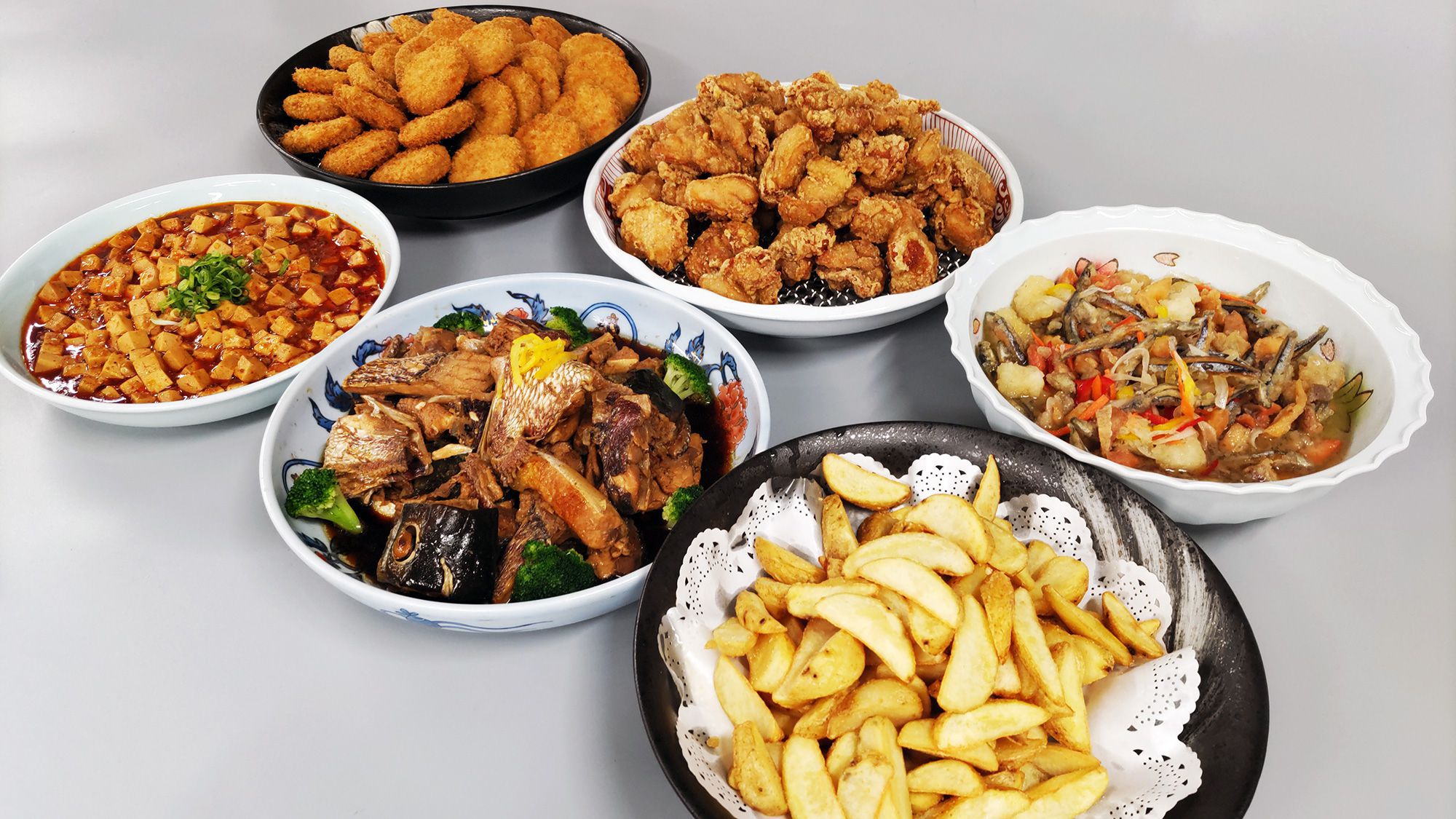 【6〜8月】夕食バイキング一例