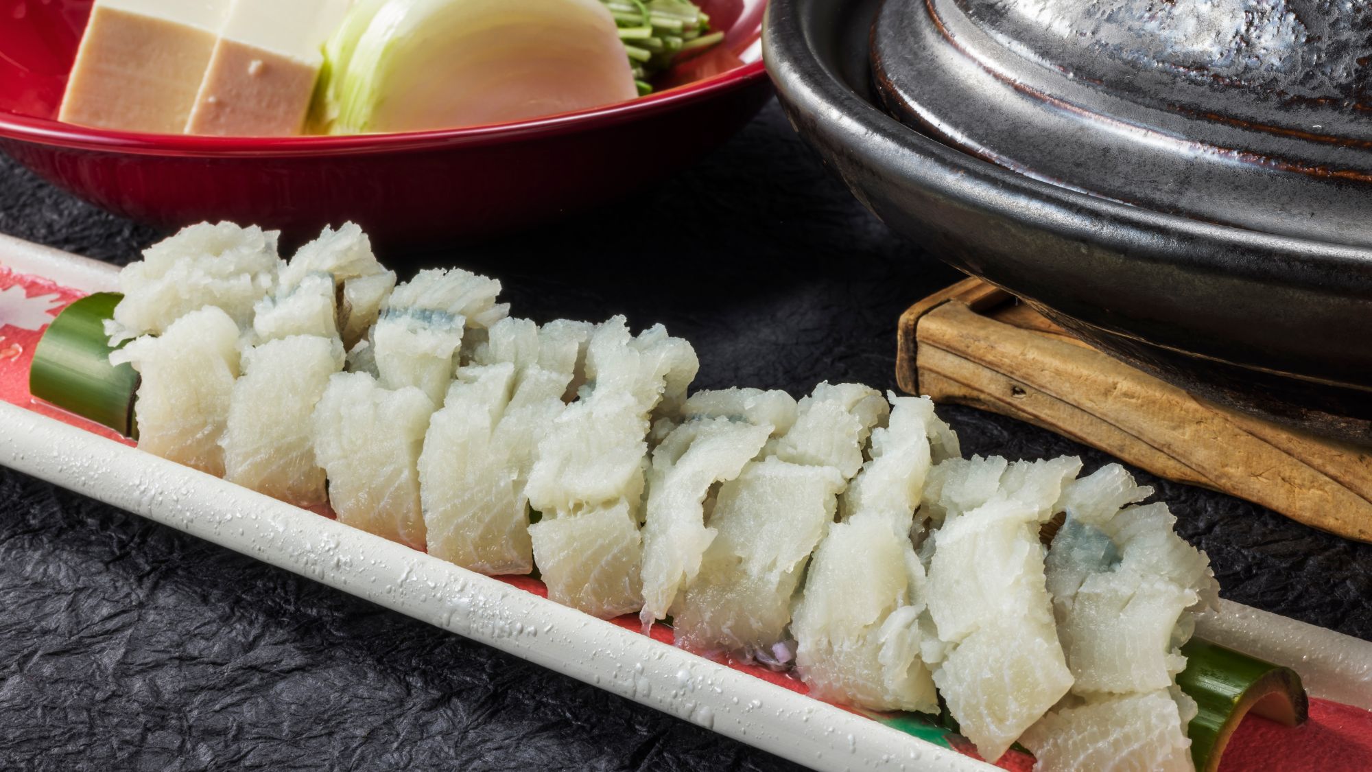 名残り鱧のしゃぶしゃぶ