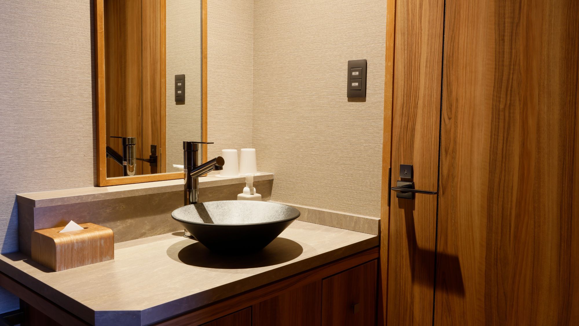 展望温泉 信楽焼風呂付客室（2階）／一例