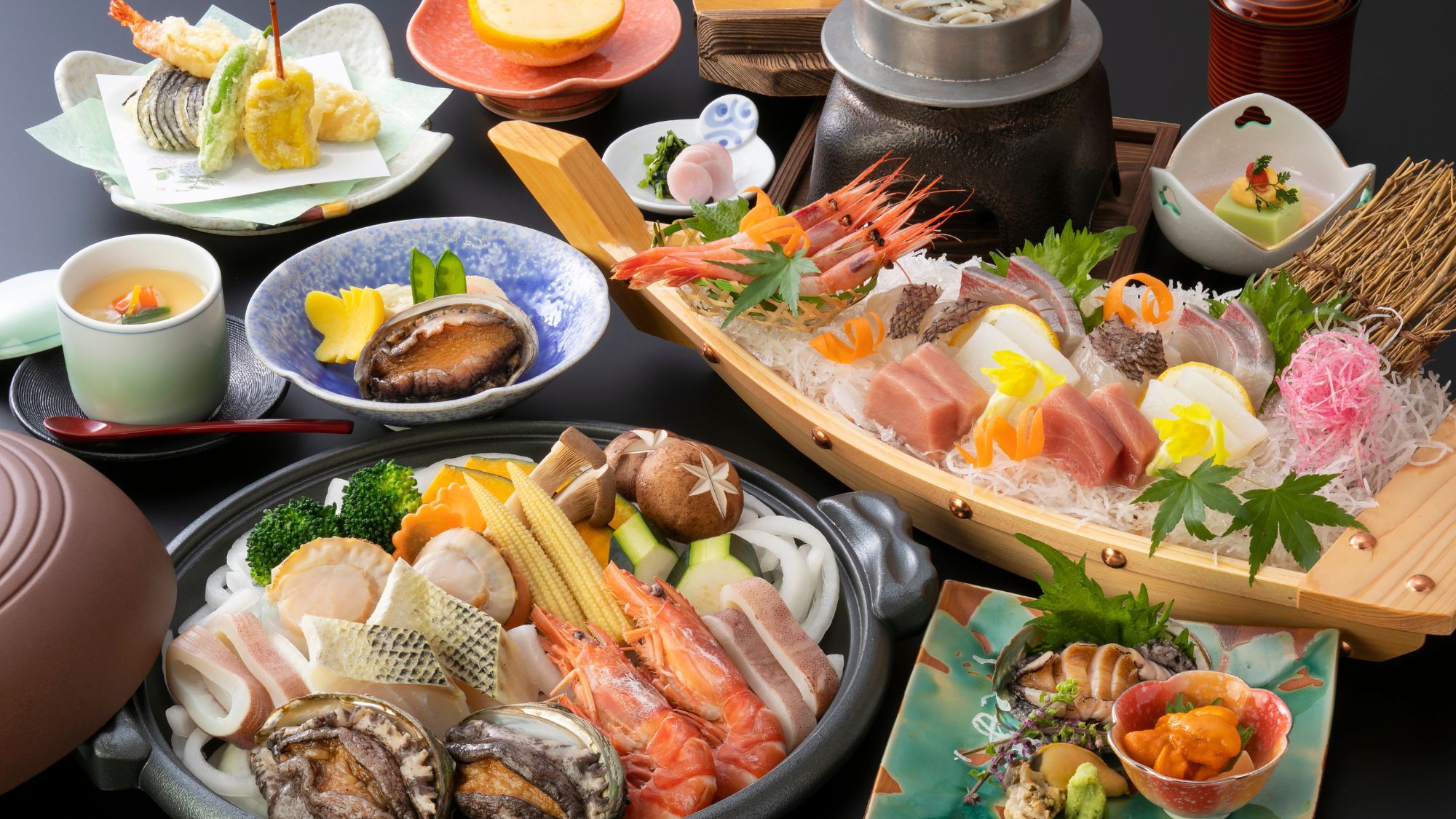 鮑づくし会席/一例