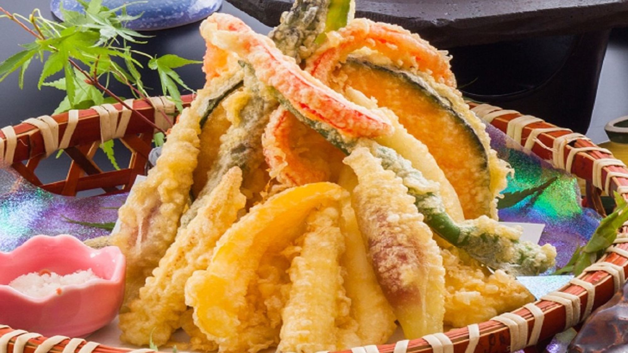 燦SAN-SAN餐会席大海老と夏野菜の天婦羅/一例