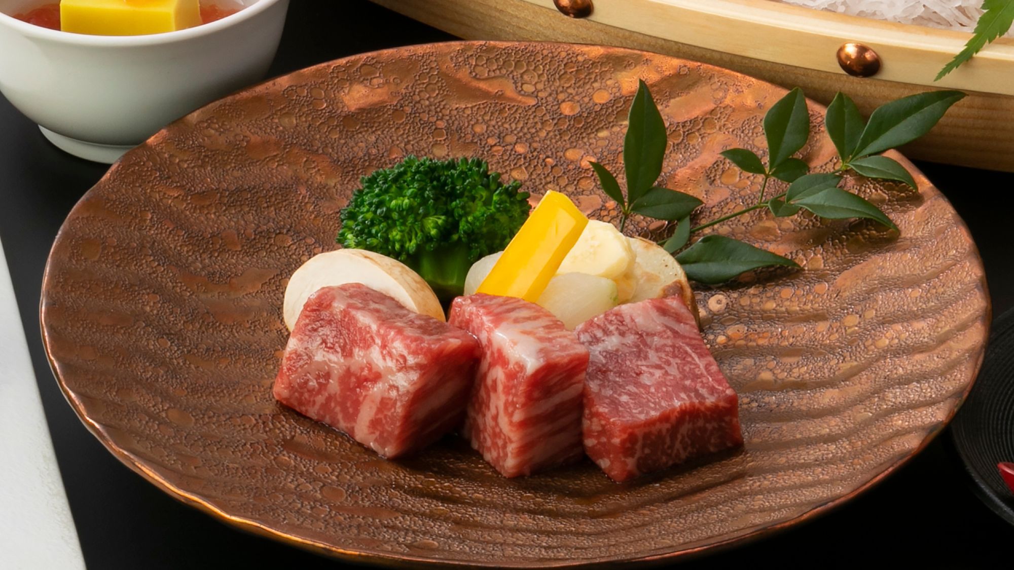 柔らかくジューシーな黒毛和牛ステーキ/一例