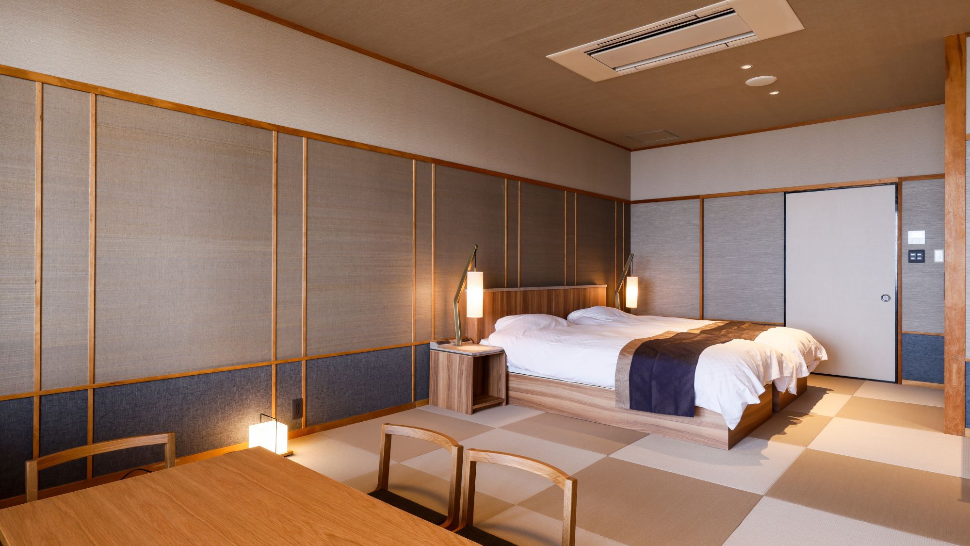 展望温泉 信楽焼風呂付客室（2階）／一例