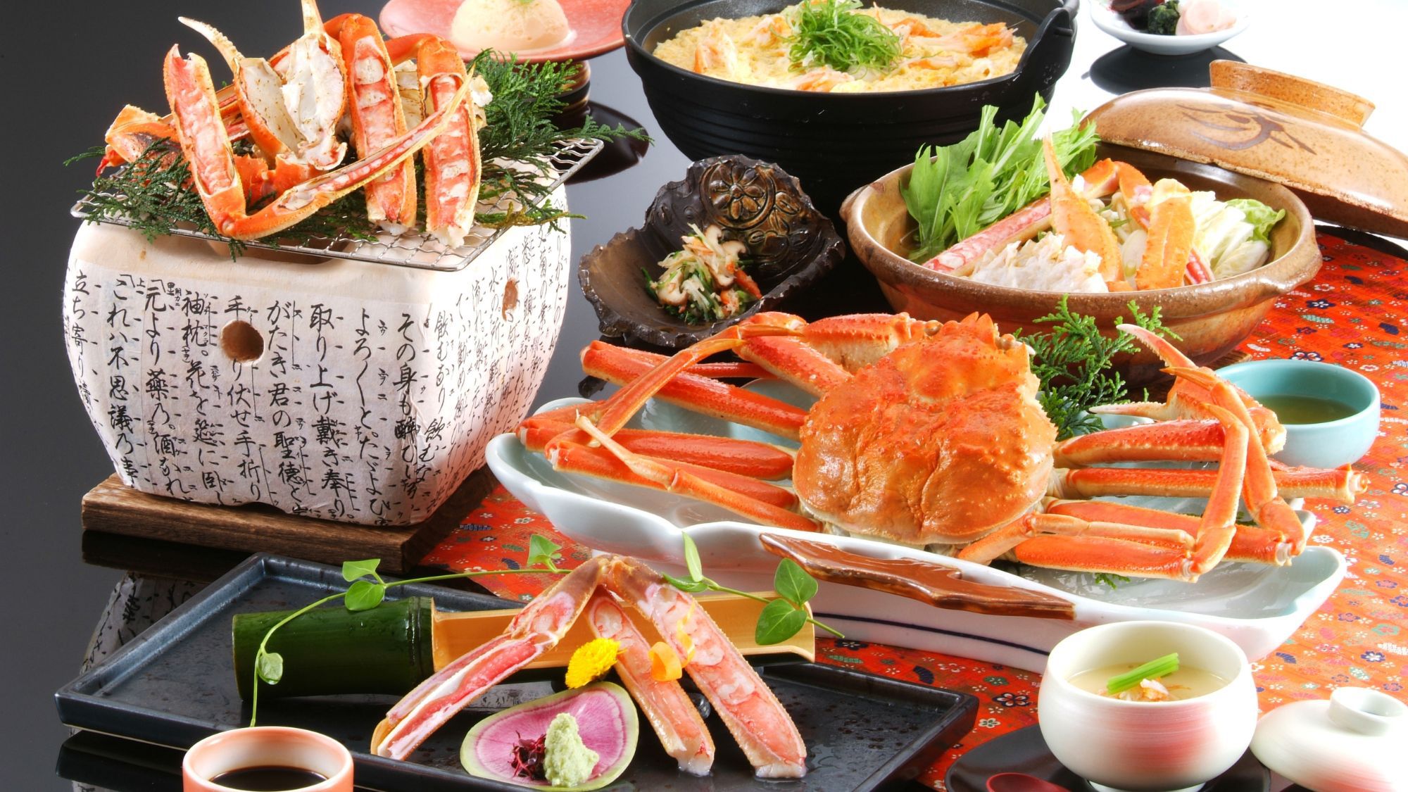 スマートかに会席/一例