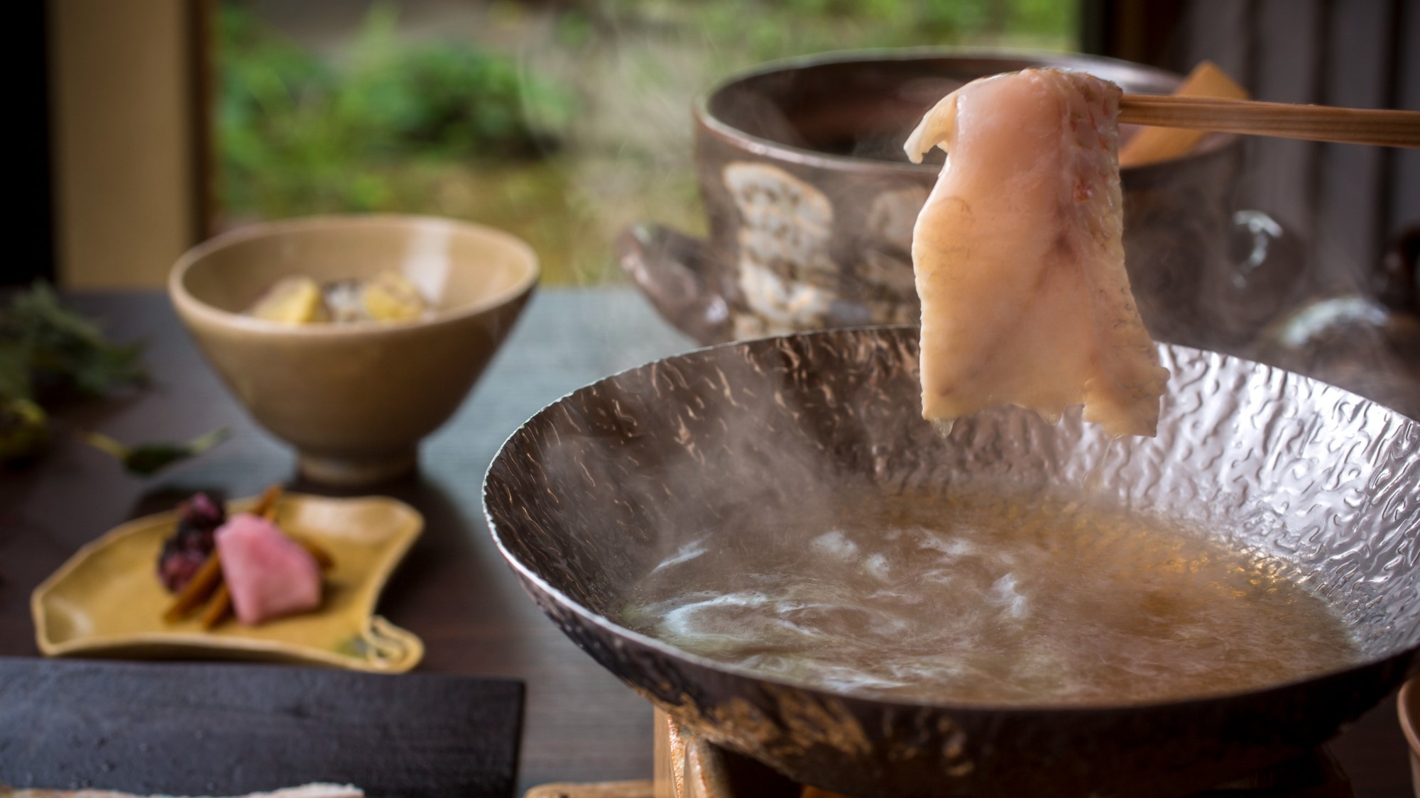 小鍋と土鍋御飯御食事［一例］