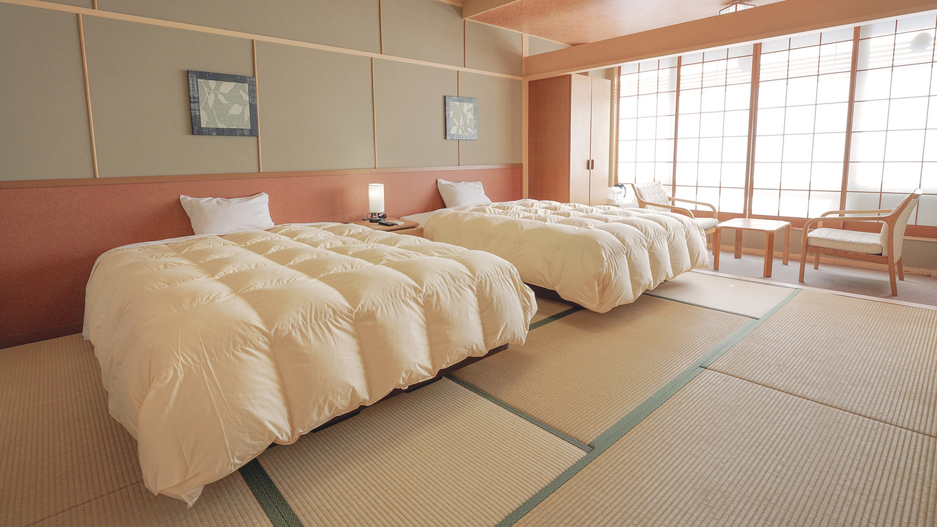 禁煙「本館」和室ツイン10畳【バス・トイレ付】