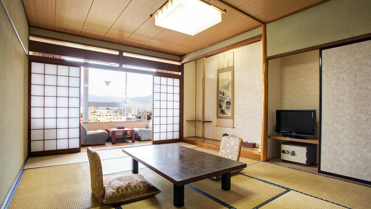 *【和室10畳（一例）】当館スタンダードのお部屋です。ごゆっくりお寛ぎくださいませ。