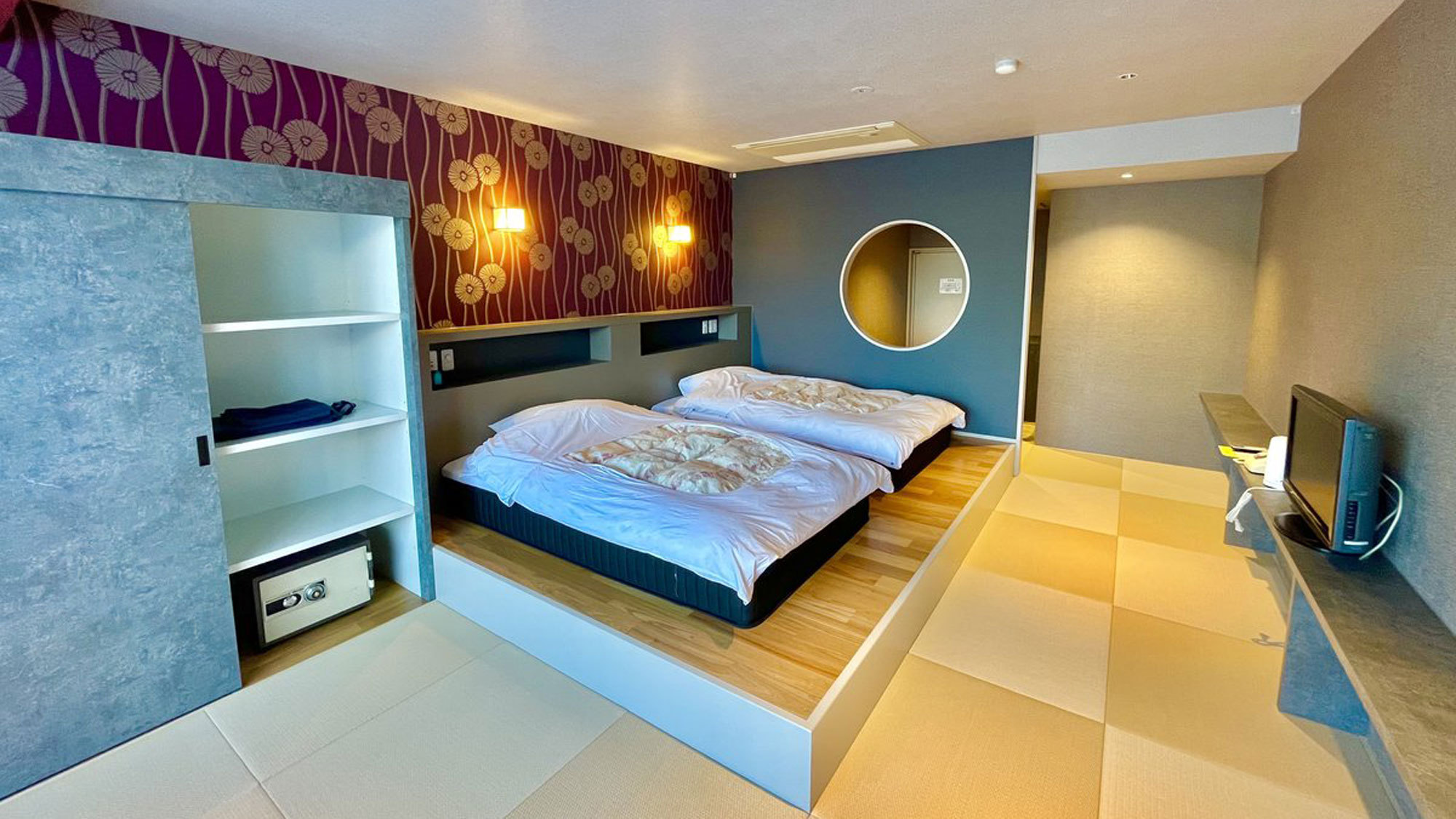 *【和モダン10畳（一例）】琉球畳&ローベッドのリニューアルルームです