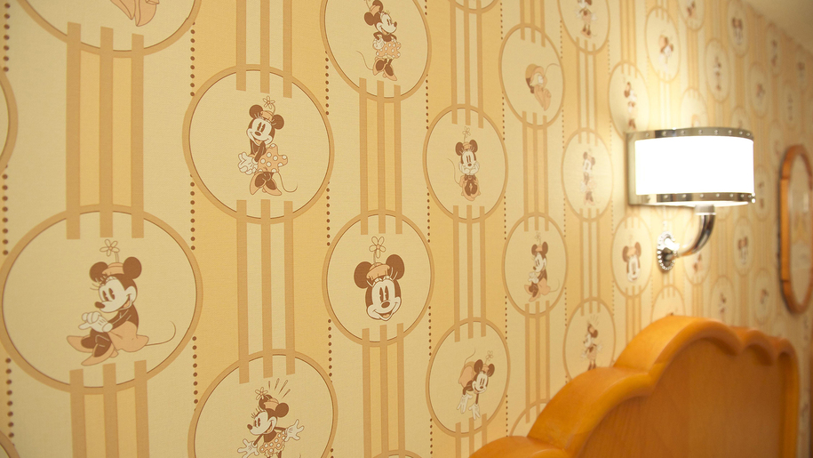 ミニーマウスルームのモチーフ(イメージ)(C)Disney