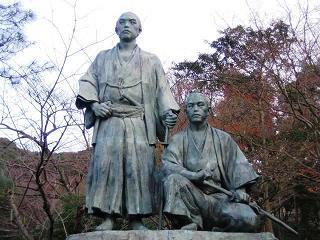 円山公園（龍馬と中岡）