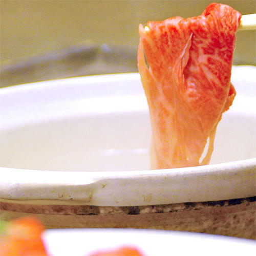 【日帰り】豊後牛しゃぶしゃぶ／一例