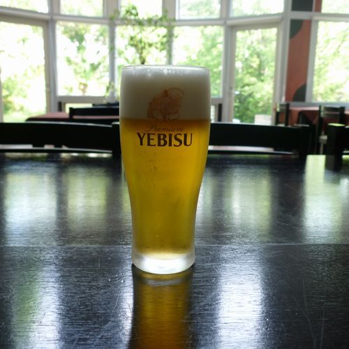 当館の生ビールはエビス♪風呂上りに乾杯！！