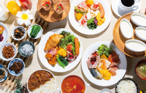 朝食ビュッフェ（料理はイメージです）