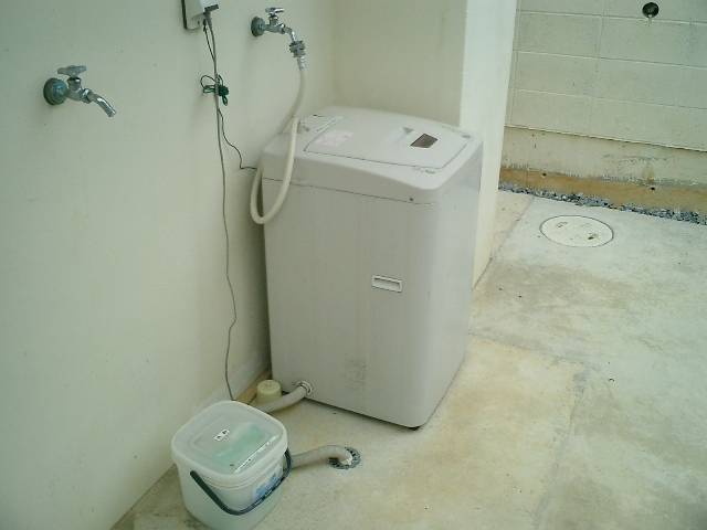 洗濯機（共用、洗剤常備）